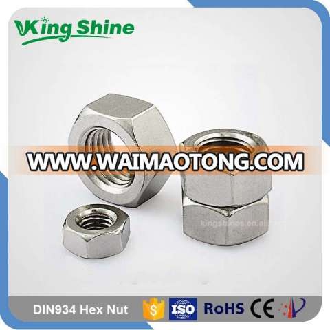 Made In China SS304 SS316 SS316L Hex Nuts And Bolts